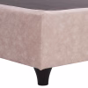 Upholstered Bed DOLORES Semi-Double Nubuck Beige 120x200 cm Upholstered Bed DOLORES Semi-Double Nubuck Beige 120x200 cm
