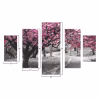 5 PCS MDF PAINTING BLOOMING TREE 82Χ56x3