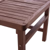 Professional Lounge Table - Stool Koli Walnut Impregnated 60x40x45H cm