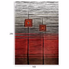 Living room rug C7675.26 Josiane with Fringes Red - Grey - Black 160x230 cm Living room rug C7675.26 Josiane with Fringes Red - Grey - Black 160x230 cm