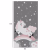 80Χ150cm, kids rug with unicorn, fringes 80Χ150cm, kids rug with unicorn, fringes