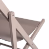 Professional Lounge Chair Kea Aluminum & Textilene Champagne 59.5x102.5x94H cm