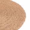 ROUND RUG CRATER  MENDONG GRASS IN NATURAL COLOR Φ100cm. ROUND RUG CRATER  MENDONG GRASS IN NATURAL COLOR Φ100cm.