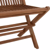 BENCH KENDALL  FOLDABLE MADE OF TEAK WOOD IN NATURAL COLOR 120x62x89Hcm.