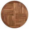 ROUND TABLE FOLDING KENDALL  TEAK WOOD IN NATURAL COLOR Φ106x73,5Hcm.