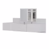 Wall Mounted Dressing Table Linde with Mirror White Melamine 100x39x33Hcm. Wall Mounted Dressing Table Linde with Mirror White Melamine 100x39x33Hcm.