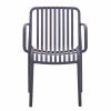 Chair - Armchair CONVEE C6105.03 Grey Polypropylene 55x56x79H cm Chair - Armchair CONVEE C6105.03 Grey Polypropylene 55x56x79H cm
