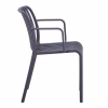 Chair - Armchair CONVEE C6105.03 Grey Polypropylene 55x56x79H cm Chair - Armchair CONVEE C6105.03 Grey Polypropylene 55x56x79H cm