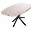 ΤΡΑΠΕΖΙ ΟΒΑΛ RODDEN  ΜΕ WERZALIT TERRAZZO-ΜΑΥΡΗ ΧΙΑΣΤΙ ΒΑΣΗ 146x94x75Υεκ ΤΡΑΠΕΖΙ ΟΒΑΛ RODDEN  ΜΕ WERZALIT TERRAZZO-ΜΑΥΡΗ ΧΙΑΣΤΙ ΒΑΣΗ 146x94x75Υεκ