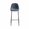 Bar Stool BA7 Fylliana Grey - Blue 49x45x105 cm Bar Stool BA7 Fylliana Grey - Blue 49x45x105 cm