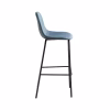 Bar Stool BA7 Fylliana Grey - Blue 49x45x105 cm Bar Stool BA7 Fylliana Grey - Blue 49x45x105 cm