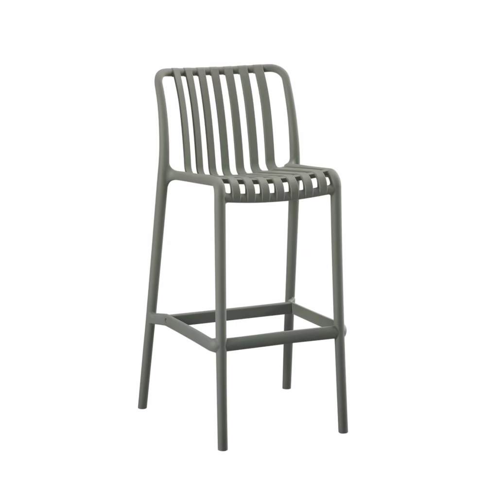 Σκαμπό Μπαρ CONVEE C6098.07 Dark Olive Πολυπροπυλενίου 38,5x49,5x102Υεκ.