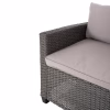 Outdoor Set Sofa CARSON C6078.01 Right Corner Grey with Synthetic Rattan - Cushions & Table