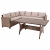 Outdoor Set Sofa CARSON C6078.02 Right Corner Mocha with Synthetic Rattan - Cushions & Table