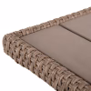 Outdoor Set Sofa CARSON C6078.02 Right Corner Mocha with Synthetic Rattan - Cushions & Table