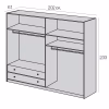 Sliding Wardrobe CELINE 200 Sliding Wardrobe CELINE 200