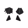 Kit Joints & End Caps For Skirting ART12 Black Coated Kit Joints & End Caps For Skirting ART12 Black Coated