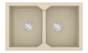 Νεροχύτης Κουζίνας Sanitec Ultra Granite 818 Ένθετος 86x50 εκ. Νεροχύτης Κουζίνας Sanitec Ultra Granite 818 Ένθετος 86x50 εκ.