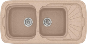 Νεροχύτης Κουζίνας Sanitec Classic 304 Ένθετος 96x51 εκ. Νεροχύτης Κουζίνας Sanitec Classic 304 Ένθετος 96x51 εκ.