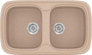 Νεροχύτης Κουζίνας Sanitec Classic 312 Ένθετος 82x50 εκ. Νεροχύτης Κουζίνας Sanitec Classic 312 Ένθετος 82x50 εκ.