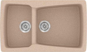 Νεροχύτης Κουζίνας Sanitec Classic 320 Ένθετος 79x50 εκ. Νεροχύτης Κουζίνας Sanitec Classic 320 Ένθετος 79x50 εκ.