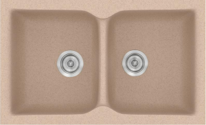 Νεροχύτης Κουζίνας Sanitec Classic 322 Ένθετος 81x50 εκ. Νεροχύτης Κουζίνας Sanitec Classic 322 Ένθετος 81x50 εκ.