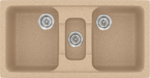 Νεροχύτης Κουζίνας Sanitec Classic 325 Ένθετος 97x51 εκ. Νεροχύτης Κουζίνας Sanitec Classic 325 Ένθετος 97x51 εκ.