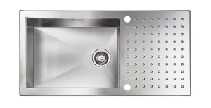 Νεροχύτης Κουζίνας Ανοξείδωτος Sanitec Punto Quadra Ένθετος 1V 100x50 εκ. Νεροχύτης Κουζίνας Ανοξείδωτος Sanitec Punto Quadra Ένθετος 1V 100x50 εκ.