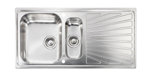 Νεροχύτης Κουζίνας Ανοξείδωτος Sanitec Cometa Ένθετος 100x50 εκ. Νεροχύτης Κουζίνας Ανοξείδωτος Sanitec Cometa Ένθετος 100x50 εκ.