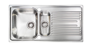 Νεροχύτης Κουζίνας Ανοξείδωτος Sanitec Atlantic Ένθετος 100x50 εκ. Νεροχύτης Κουζίνας Ανοξείδωτος Sanitec Atlantic Ένθετος 100x50 εκ.