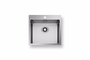 Νεροχύτης Κουζίνας Ανοξείδωτος Pyramis Istros FM 55x51 εκ. 1B