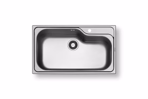 Νεροχύτης Κουζίνας Ανοξείδωτος Pyramis Titan 86x50 εκ. 1B Νεροχύτης Κουζίνας Ανοξείδωτος Pyramis Titan 86x50 εκ. 1B