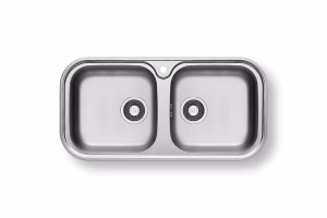 Νεροχύτης Κουζίνας Ανοξείδωτος Pyramis Jumbo Twin 96x48 εκ. 2B Νεροχύτης Κουζίνας Ανοξείδωτος Pyramis Jumbo Twin 96x48 εκ. 2B