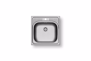 Νεροχύτης Κουζίνας Ανοξείδωτος Pyramis Ε34 48x48 εκ. 1B Νεροχύτης Κουζίνας Ανοξείδωτος Pyramis Ε34 48x48 εκ. 1B