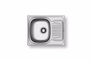 Νεροχύτης Κουζίνας Ανοξείδωτος Pyramis Sparta 62x50 εκ. 1B 1D Νεροχύτης Κουζίνας Ανοξείδωτος Pyramis Sparta 62x50 εκ. 1B 1D