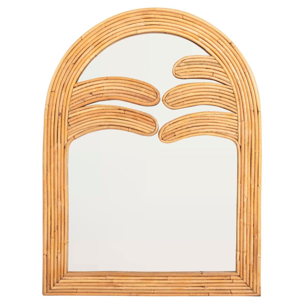 Καθρέπτης Τοίχου REFLECT Rattan Φυσικό 61x5x80Υ εκ.
