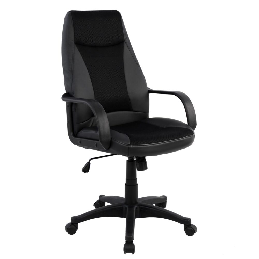 Καρέκλα γραφείου Gaming SIVIR με μαύρο PU 59x60x115 εκ.