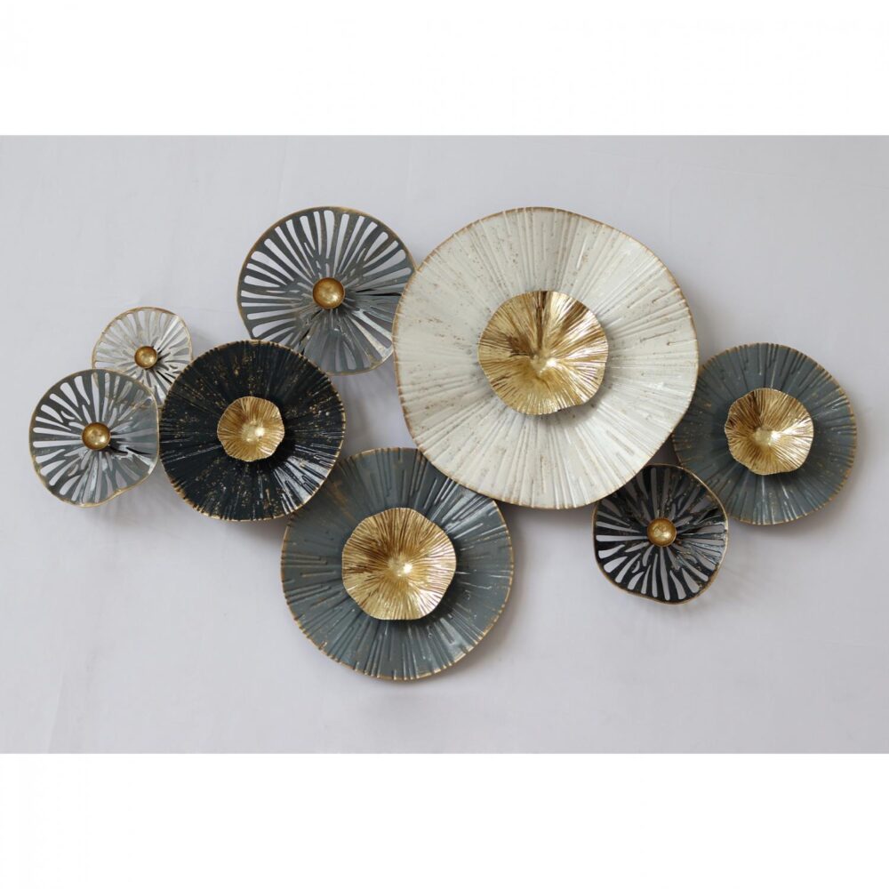 ΜΕΤΑΛΛΙΚΟ ΔΙΑΚΟΣΜΗΤΙΚΟ ΤΟΙΧΟΥ  ΓΚΡΙ ΕΚΡΟΥ ΧΡΥΣΟ 88x7x51Y εκ. ΜΕΤΑΛΛΙΚΟ ΔΙΑΚΟΣΜΗΤΙΚΟ ΤΟΙΧΟΥ  ΓΚΡΙ ΕΚΡΟΥ ΧΡΥΣΟ 88x7x51Y εκ.