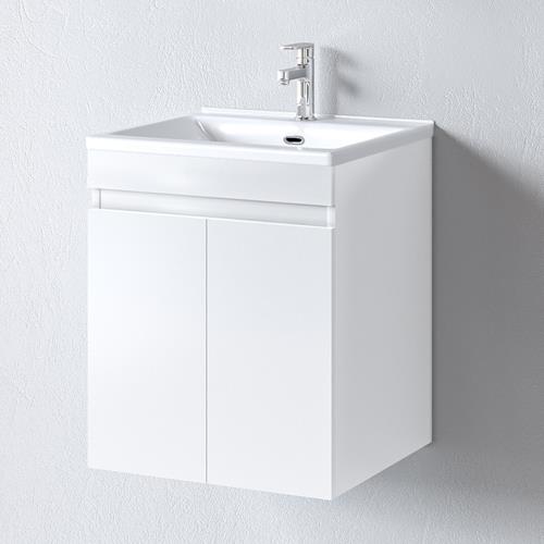 Πάγκος μπάνιου με Νιπτήρα OMEGA 55 Λευκό 51x44x60 εκ. Πάγκος μπάνιου με Νιπτήρα OMEGA 55 Λευκό 51x44x60 εκ.