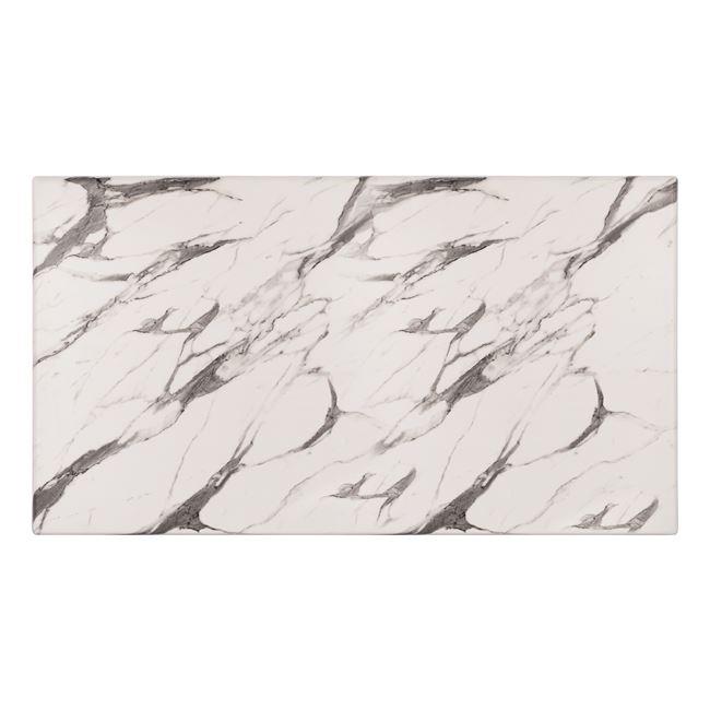 Επιφάνεια Τραπεζιού Werzalit 5657 Marble White - Grey 120x80x3,5 εκ.