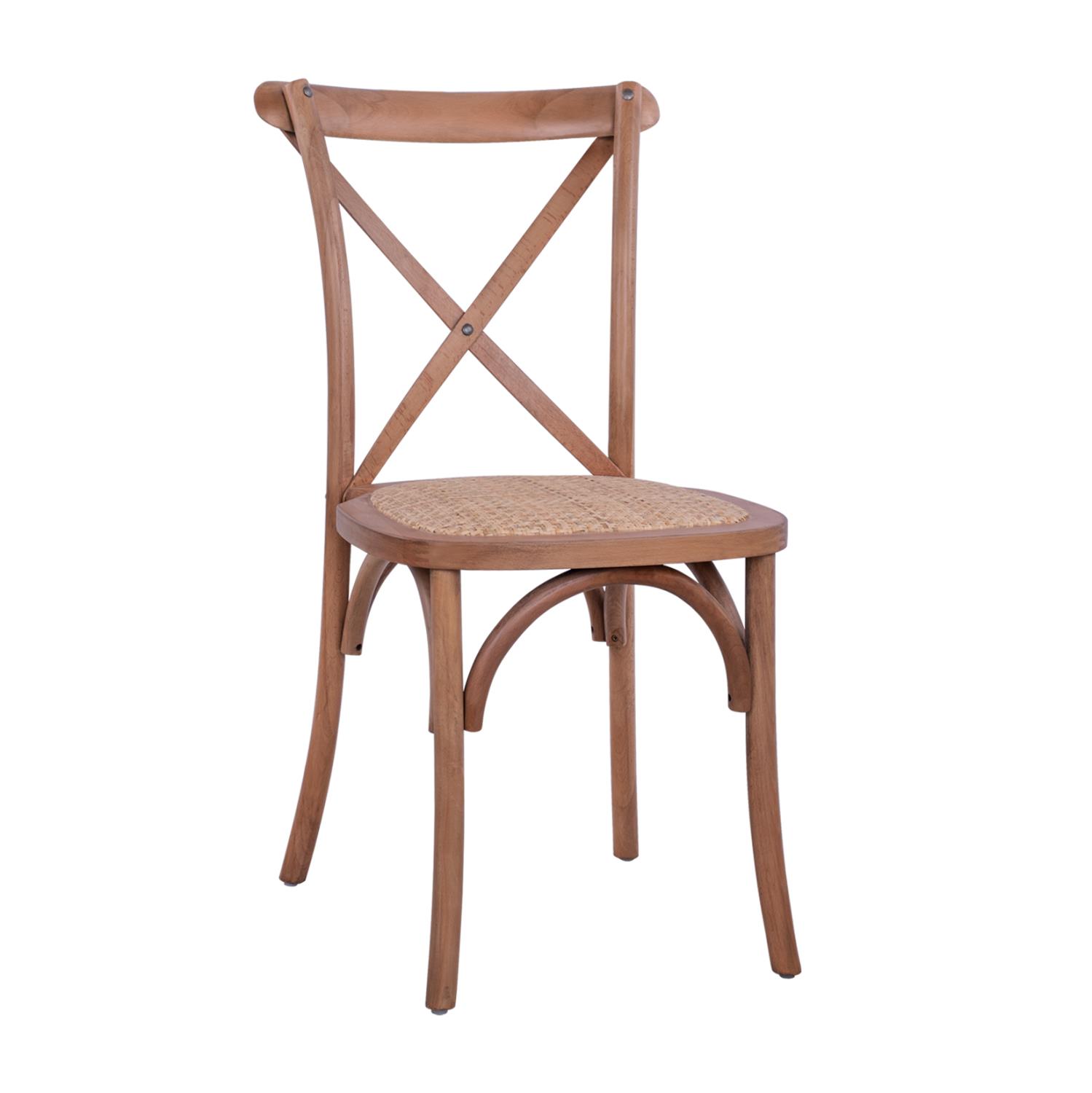 Καρέκλα OWEN Ξύλινη Οξιά Dark Honey 45x55,5x90 εκ.