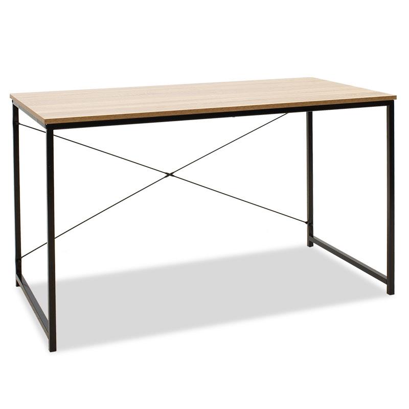 Γραφείο εργασίας Ramon φυσικό-μαύρο 120x60,5x70εκ Γραφείο εργασίας Ramon φυσικό-μαύρο 120x60,5x70εκ