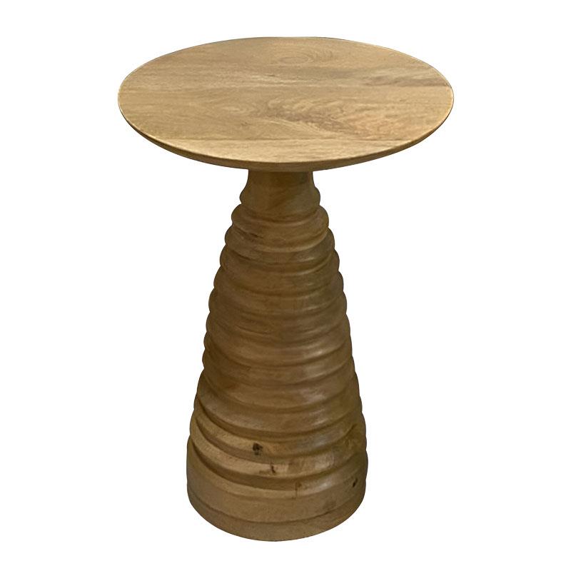 Βοηθητικό τραπέζι Souler Inart καφέ μασίφ mango ξύλο Φ38x56εκ Βοηθητικό τραπέζι Souler Inart καφέ μασίφ mango ξύλο Φ38x56εκ