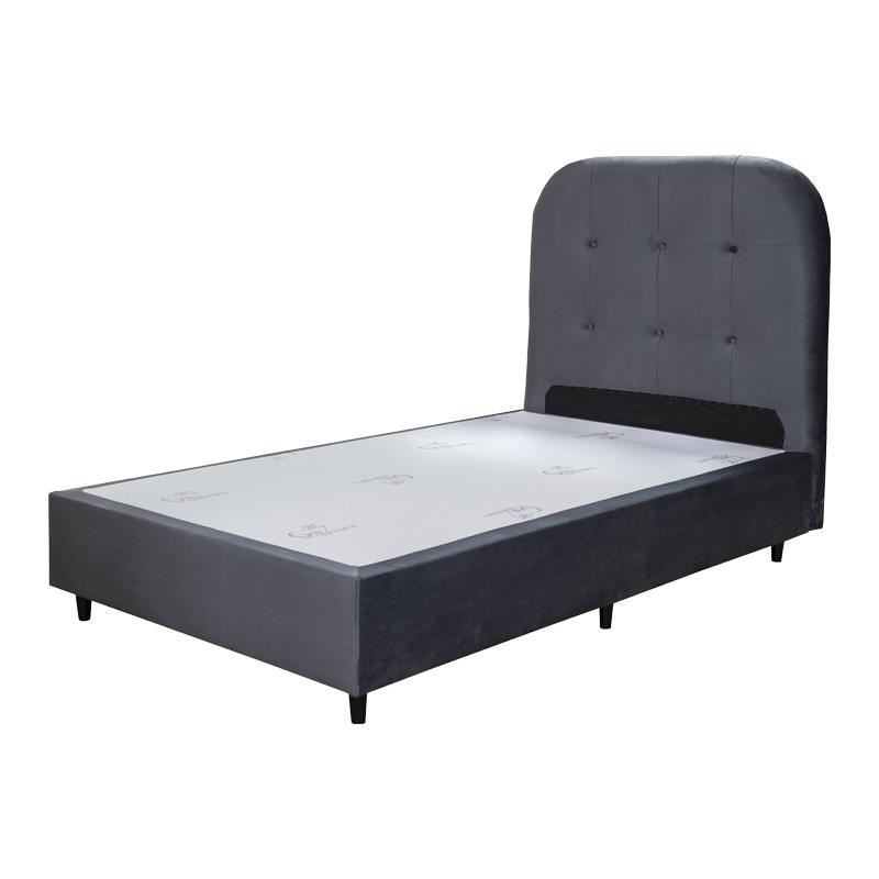 Επενδυμένο Κρεβάτι Amsterdam Fylliana Γκρί 120x200 εκ.