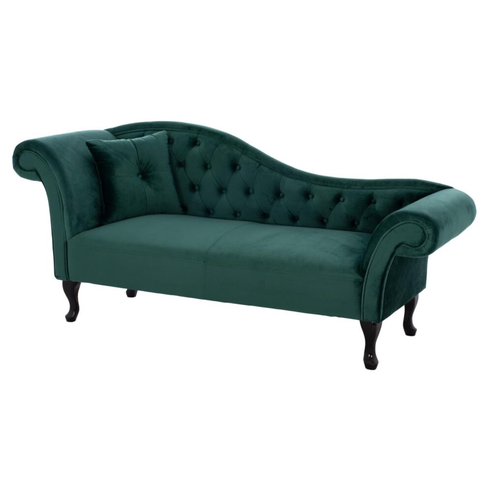 Ανάκλινδρο T.Chesterfield Niovi κυπαρίσσι βελούδο 187x61x82Υ εκ.