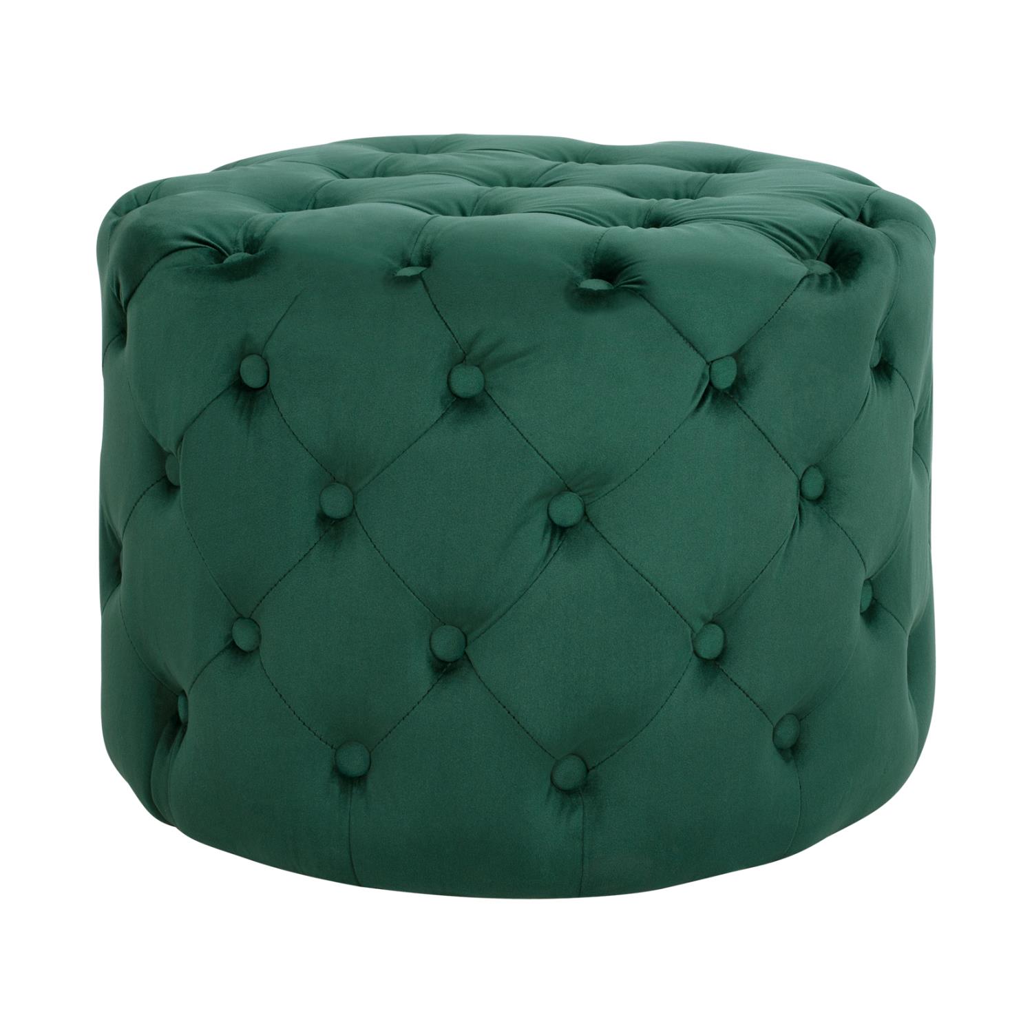 Σκαμπό KASSIE τύπου CHESTERFIELD Βελούδο Κυπαρισσί Φ60x43Υ εκ. Σκαμπό KASSIE τύπου CHESTERFIELD Βελούδο Κυπαρισσί Φ60x43Υ εκ.