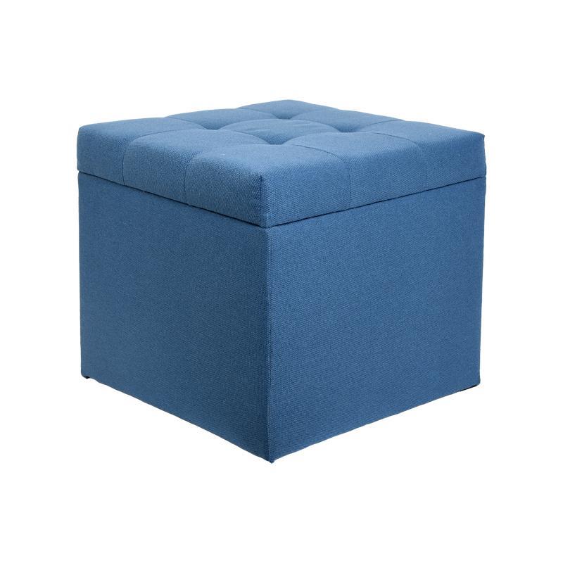 Ταμπουρέ με Αποθηκευτικό Χώρο 74 Fylliana Μπλέ 50x50x46 εκ. Ταμπουρέ με Αποθηκευτικό Χώρο 74 Fylliana Μπλέ 50x50x46 εκ.