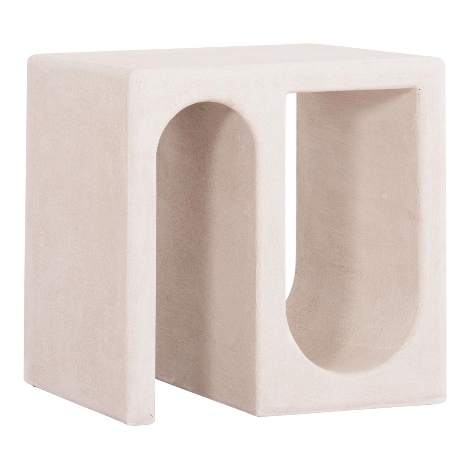 Τραπεζάκι σαλονιού C18070 σειρά SANTORINI MDF σε Υπόλευκο χρώμα 48x38x48,5Υεκ. Τραπεζάκι σαλονιού C18070 σειρά SANTORINI MDF σε Υπόλευκο χρώμα 48x38x48,5Υεκ.