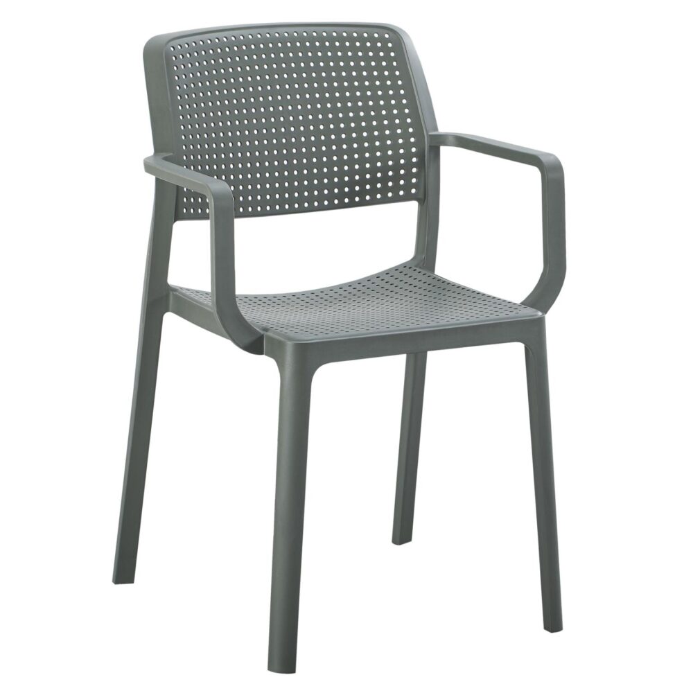 Καρέκλα - Πολυθρόνα COMFEE C6102.05 Πολυπροπυλενίου Dark Olive Green 54x57x83Υ εκ.