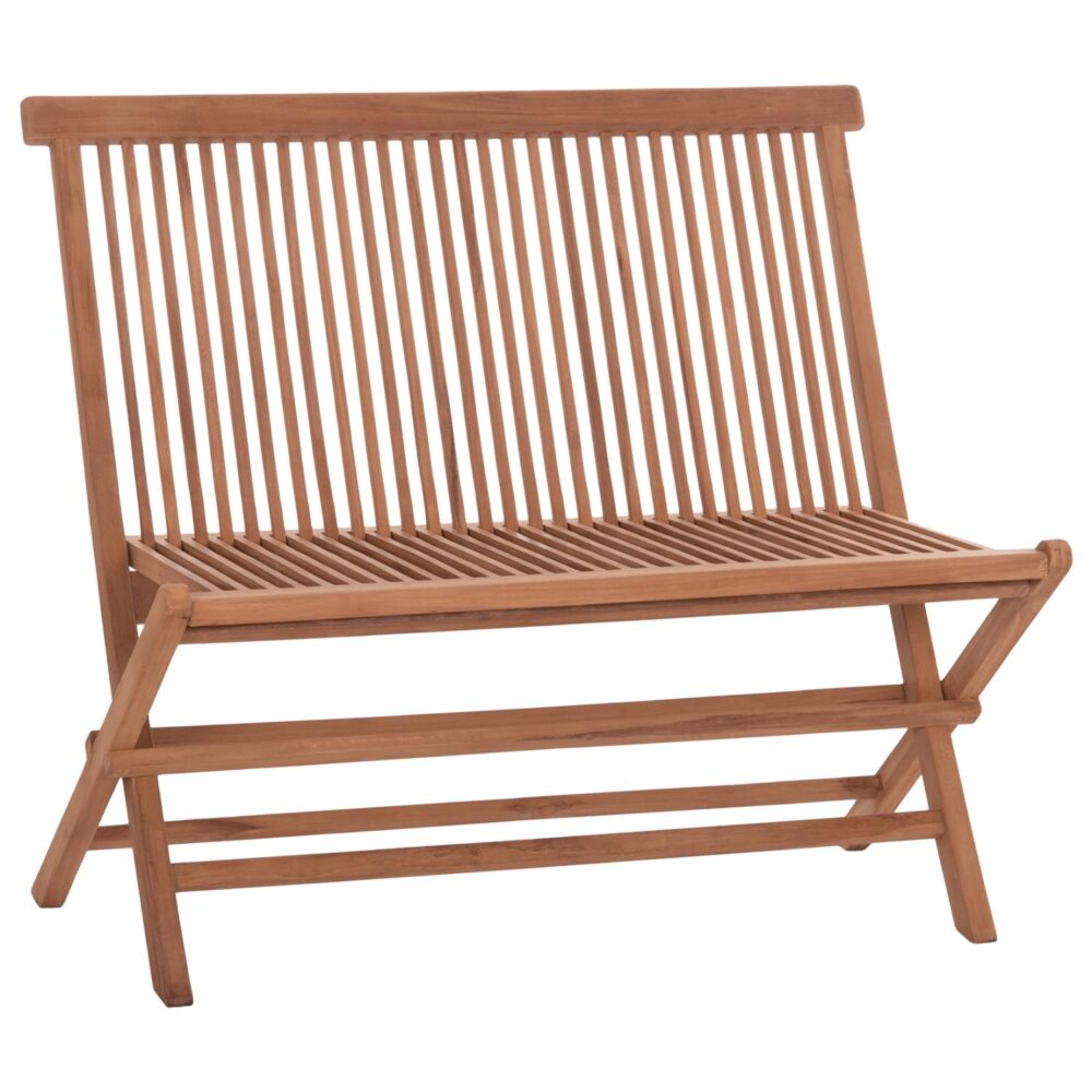 Παγκάκι KENDALL C18128 Πτυσσόμενο Ξύλο ΤΕΑΚ Φυσικό 100x47x89Υ εκ.